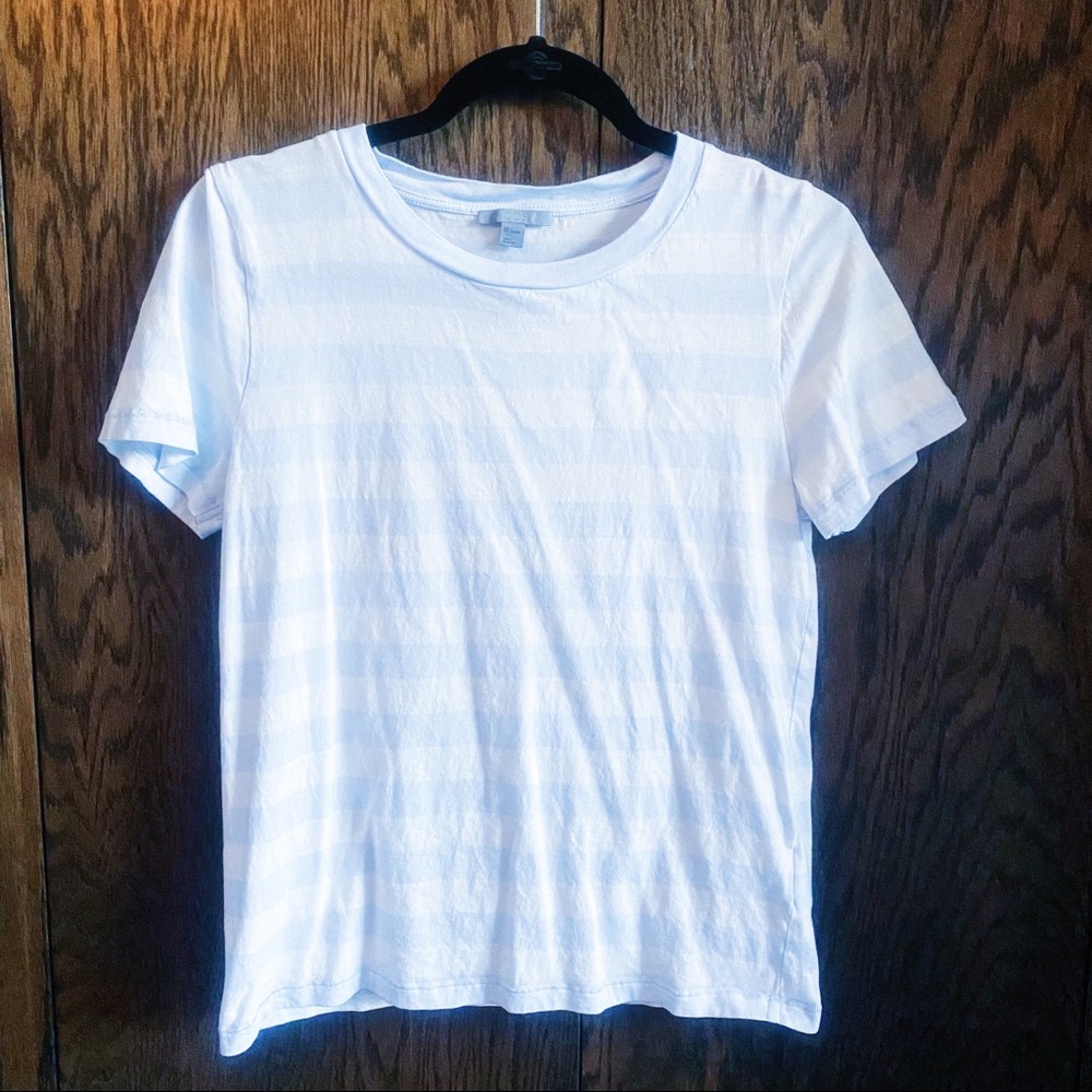 COS 🤍 Baby Blue Striped Tshirt